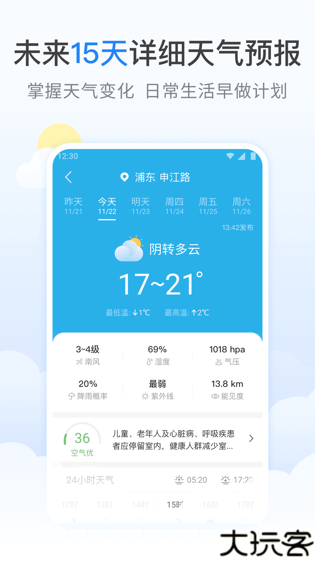 蚂蚁天气预报