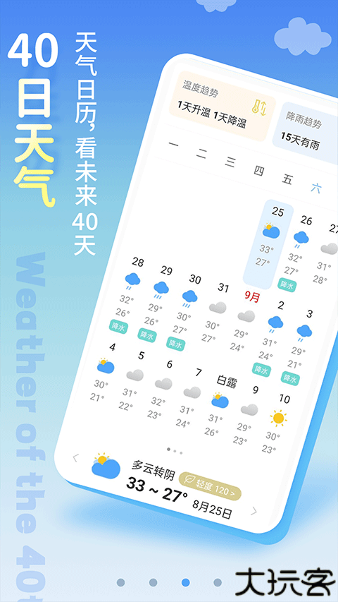 清新天气预报