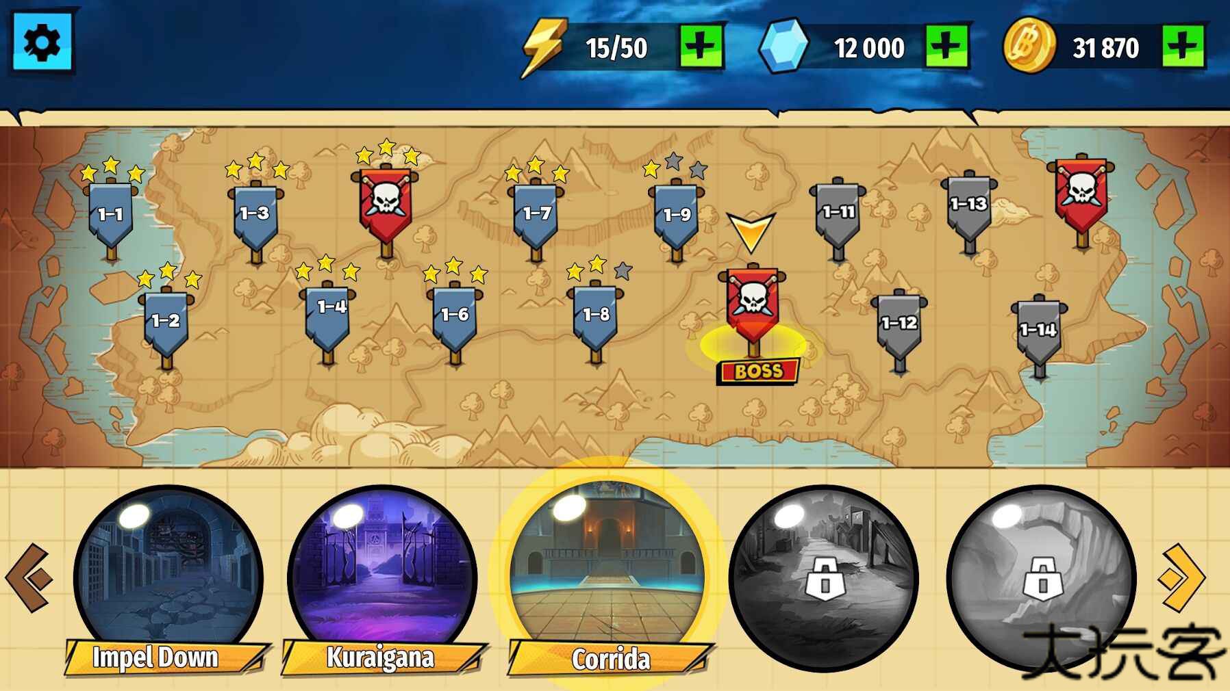 火柴人海盗战斗