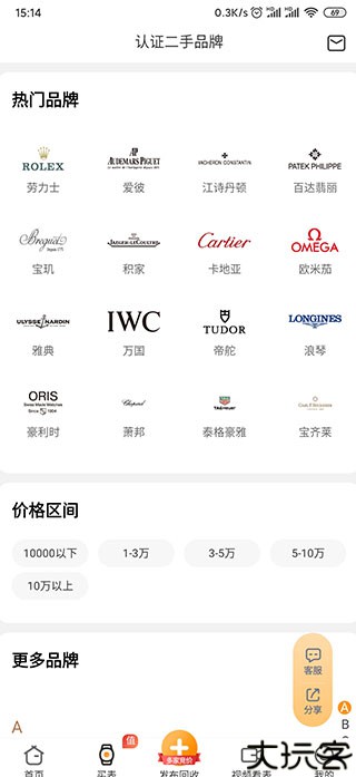 万表二手表