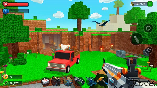 全民像素吃鸡战场