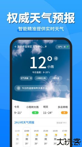 即准天气预报