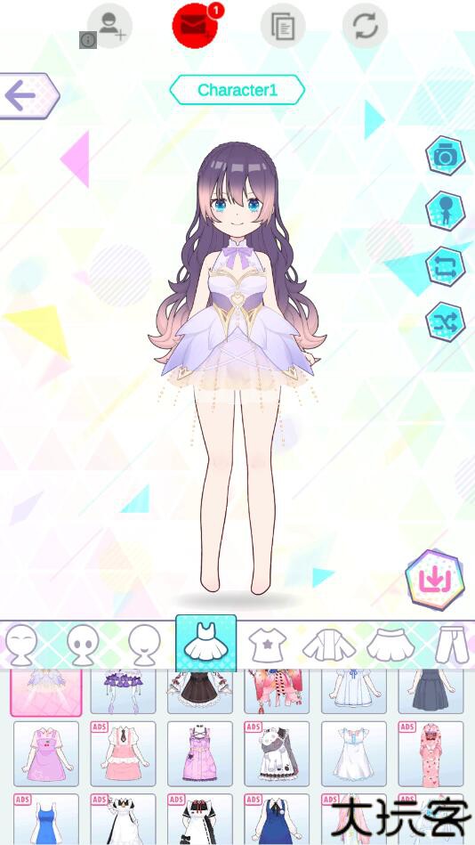 时尚大师公主装扮