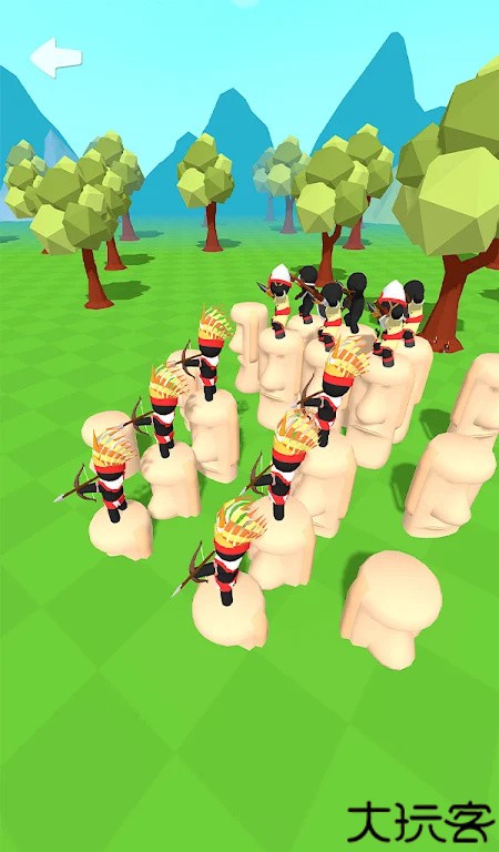 弓箭手团结射击