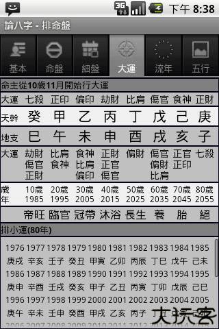 论八字
