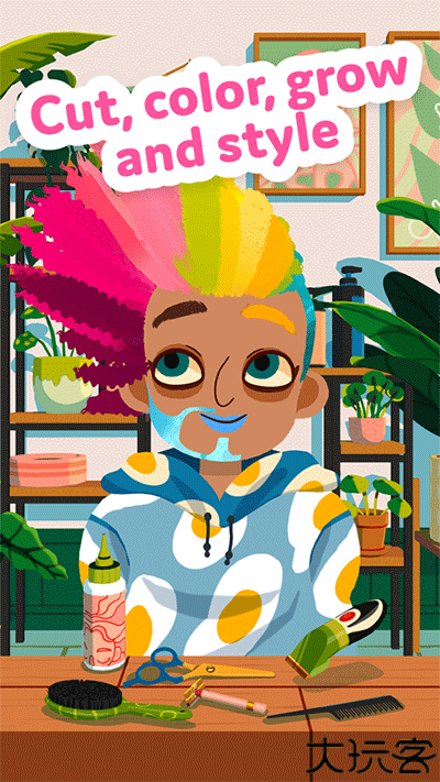 托卡美发沙龙可化妆版