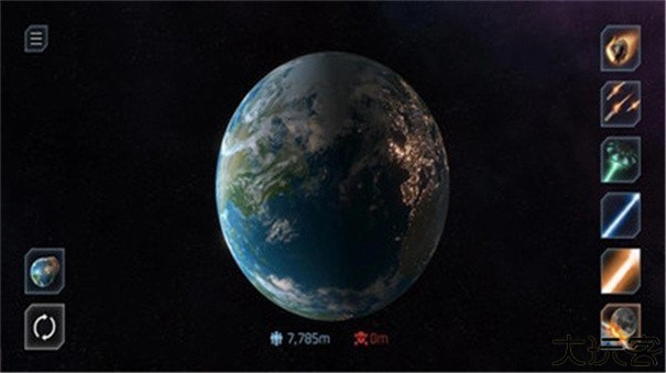 行星粉碎模拟器