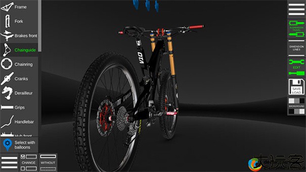 自行车配置器3D