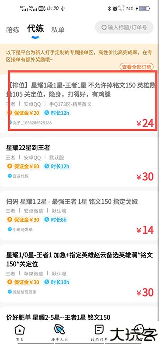 代练丸子打手版