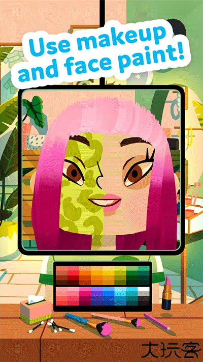 托卡美发沙龙可化妆版