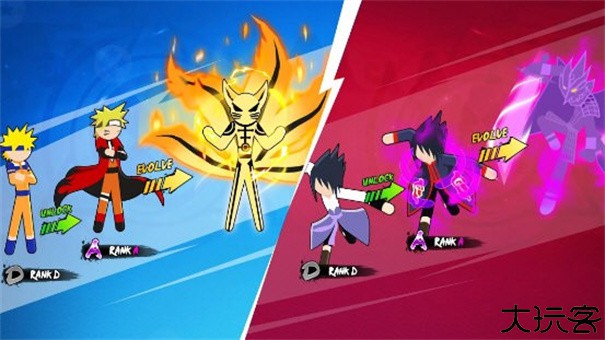 火柴人忍者大战中文版