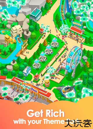 闲置主题公园大亨汉化版