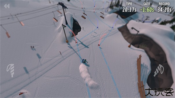 高山滑雪模拟器