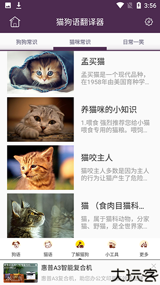 猫语狗语翻译器