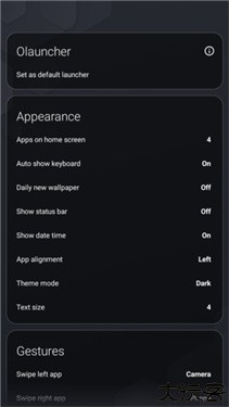 Olauncher极简启动器