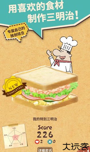 快乐三明治咖啡店