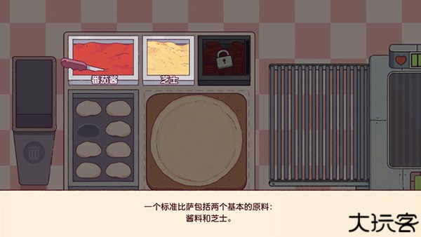 可口的比萨