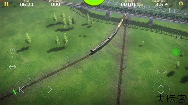 电动火车模拟器