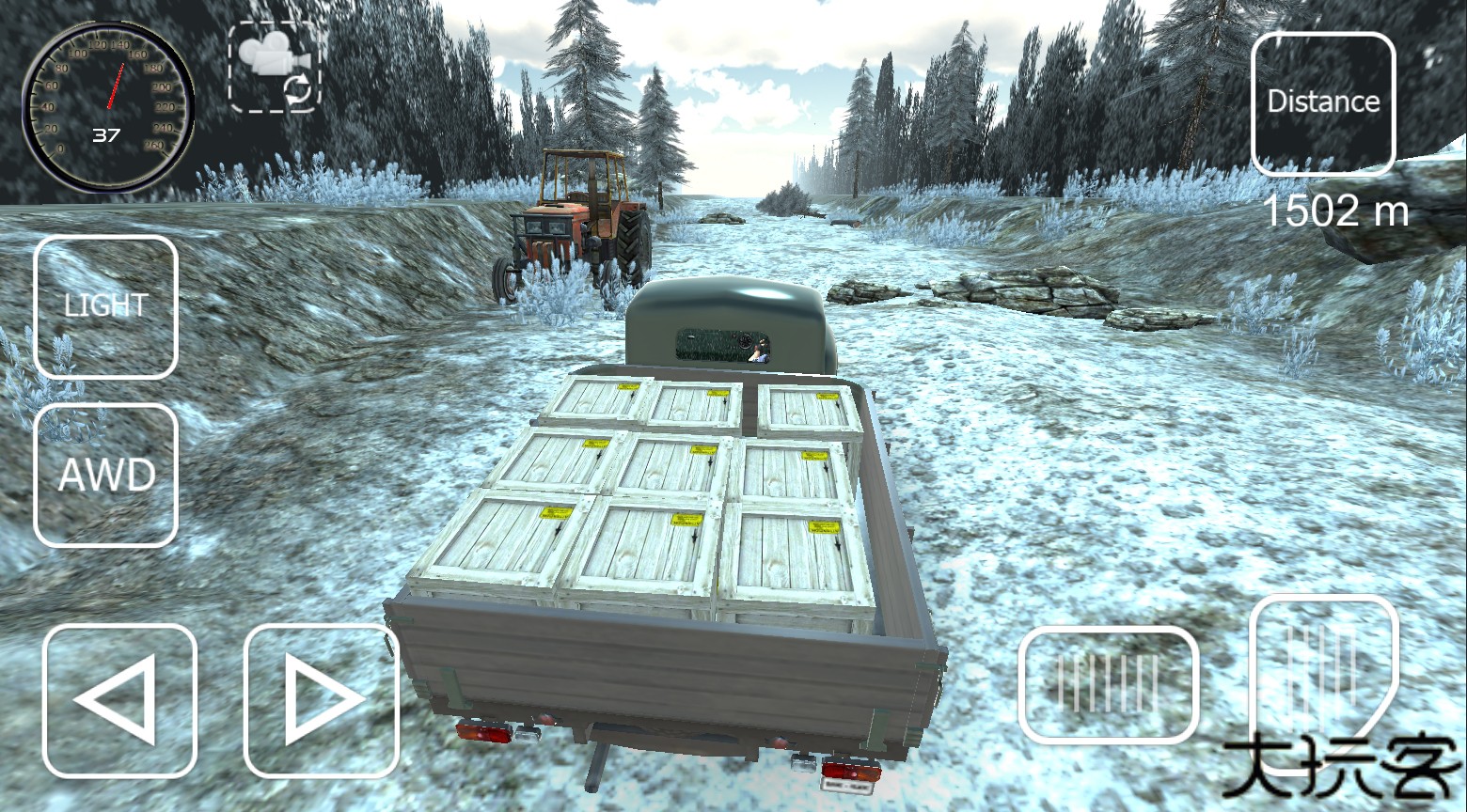 俄罗斯越野皮卡司机