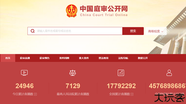 中国庭审公开网