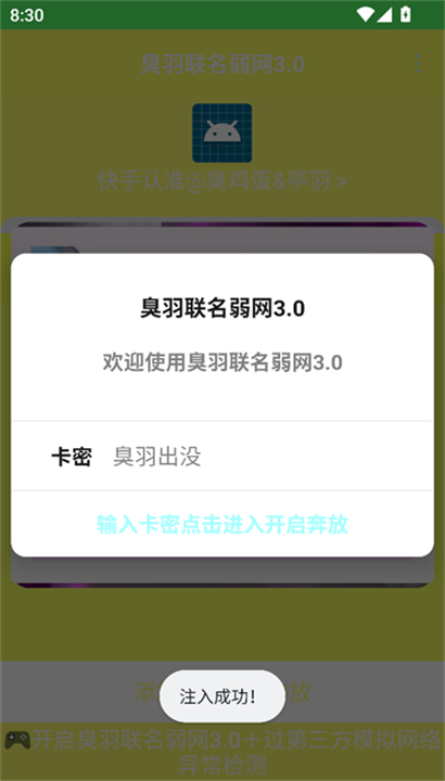 臭羽联名弱网3.0