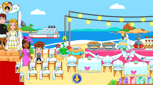 我的城市婚礼派对模拟游戏