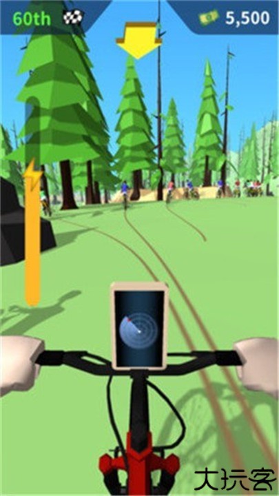 山地障碍自行车游戏