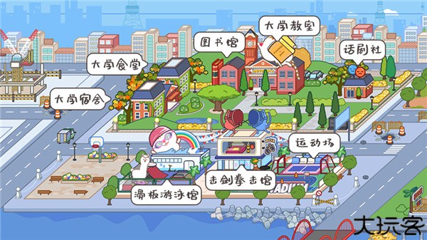 米加小镇世界免费版地图介绍