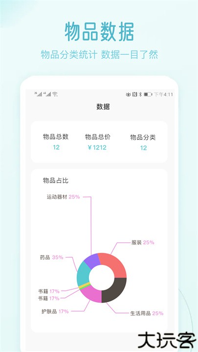 收纳屋物品清单