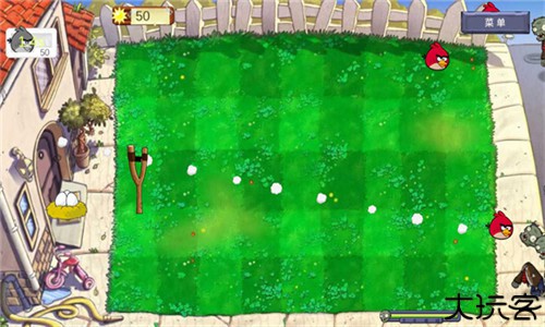 愤怒的小鸟大战僵尸手机版