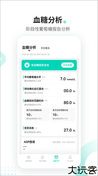 硅基动感动态血糖仪