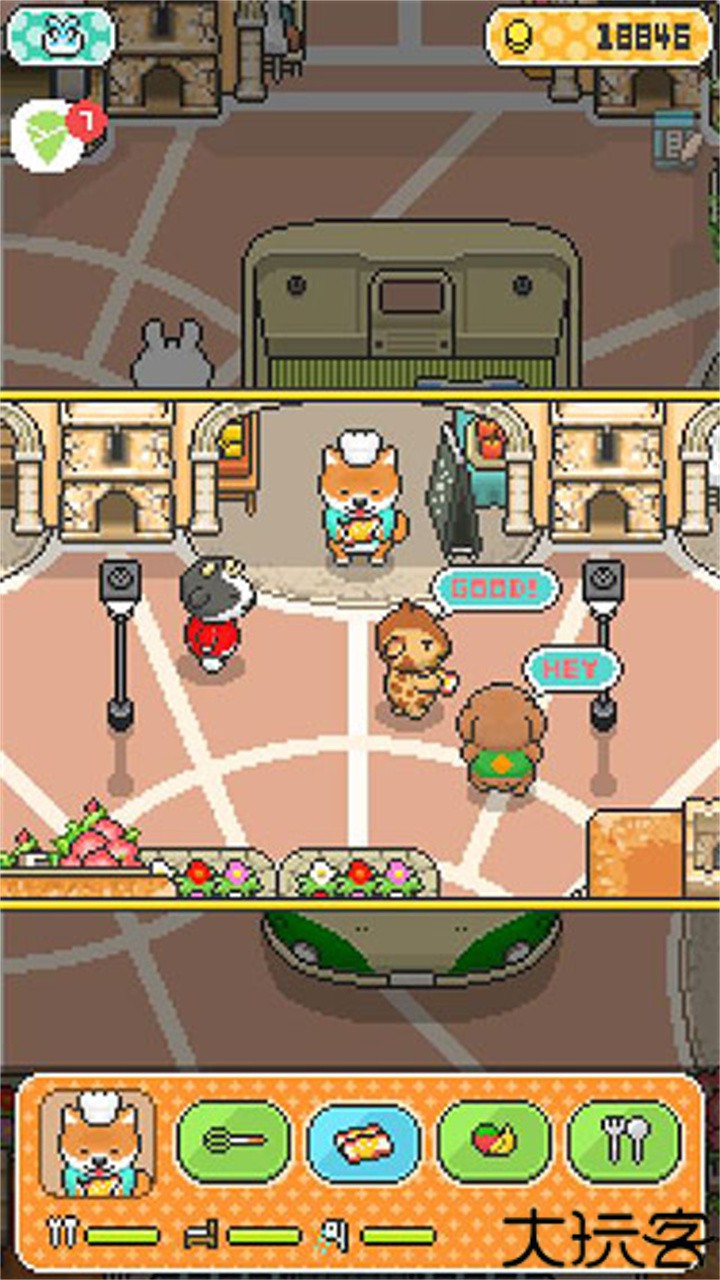 小狗烹饪厨师骨头版