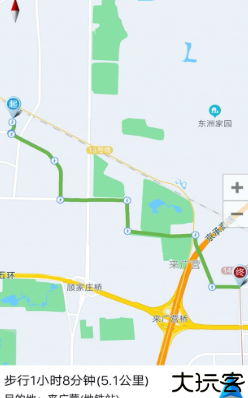 步行导航地图