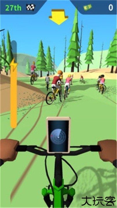 山地障碍自行车游戏