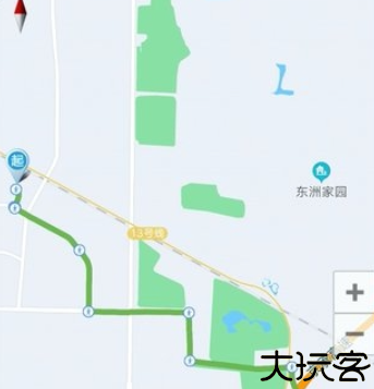 步行导航地图