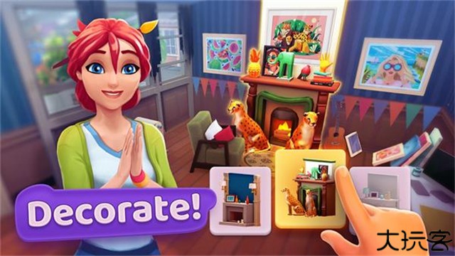 画廊涂色本和装饰安卓