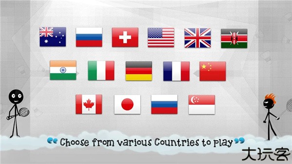 火柴人打羽毛球中文版