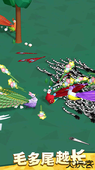 孔雀拔毛大赛小游戏