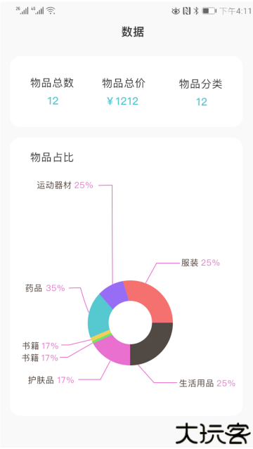 收纳屋物品清单