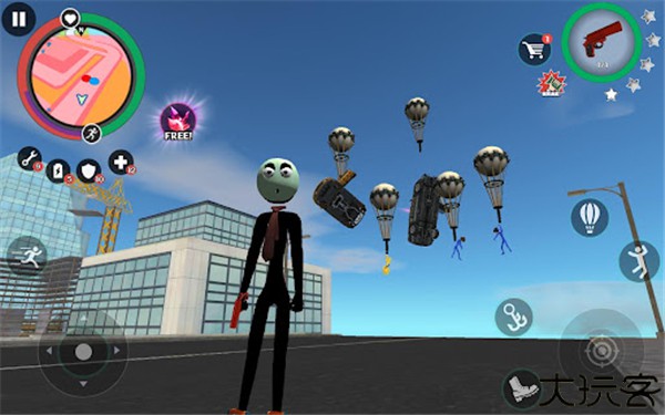 火柴人绳索英雄2中文版