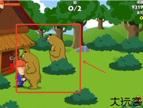 光头强守卫小木屋游戏图片