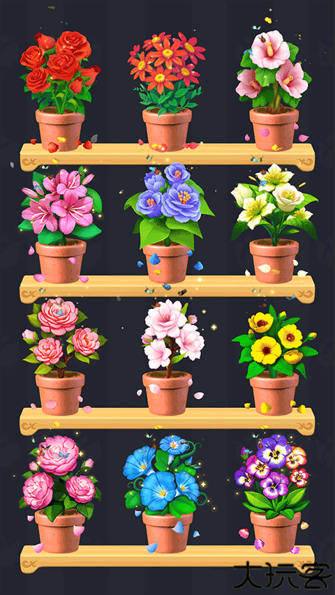 插花消除小游戏