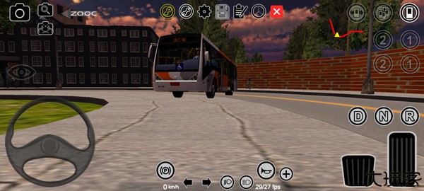 宇通模拟公交车