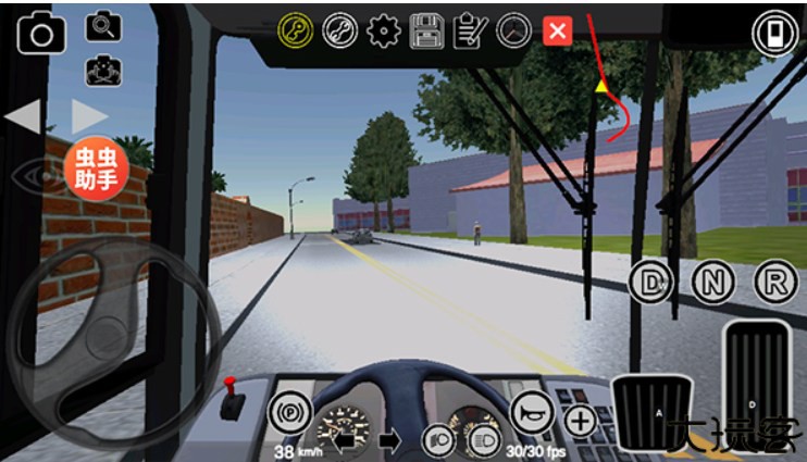 宇通模拟公交车