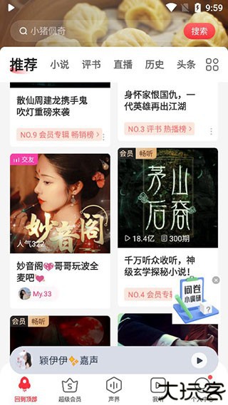 蜻蜓fm听书