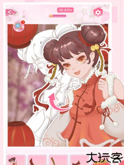 魔法贴贴小游戏