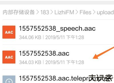 荔枝app保存的音频免费导出方法