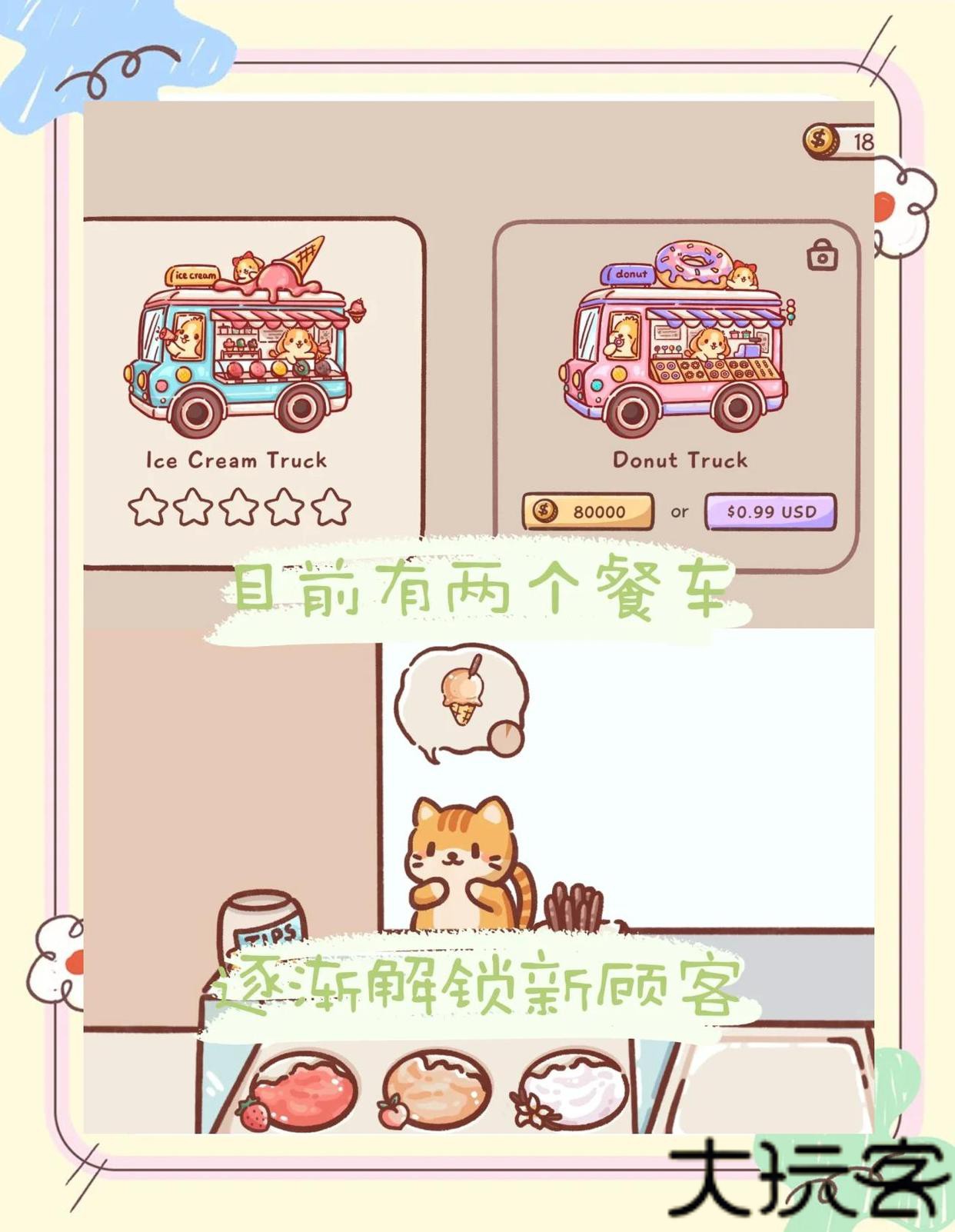 狗狗冰淇淋餐车中文版