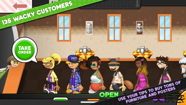 老爹摩卡咖啡店中文版