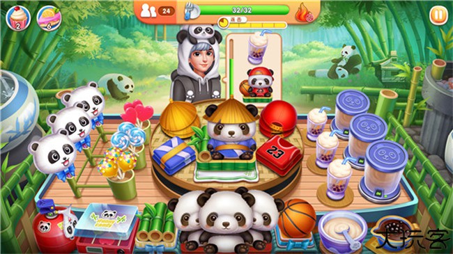 风味美食街游戏